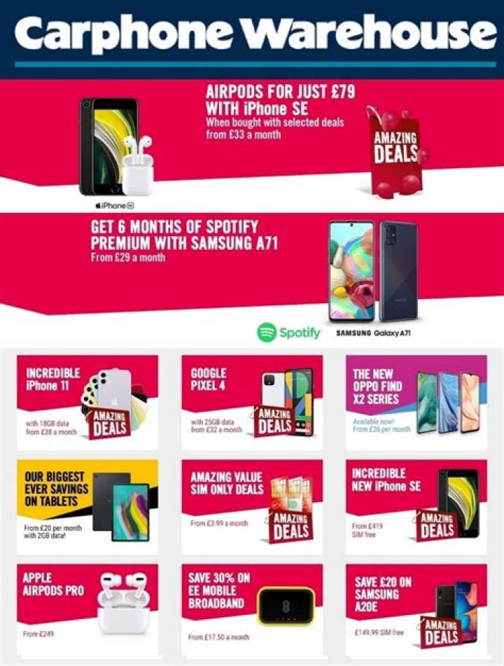 Why can Carphone Warehouse offer cheaper deals?
