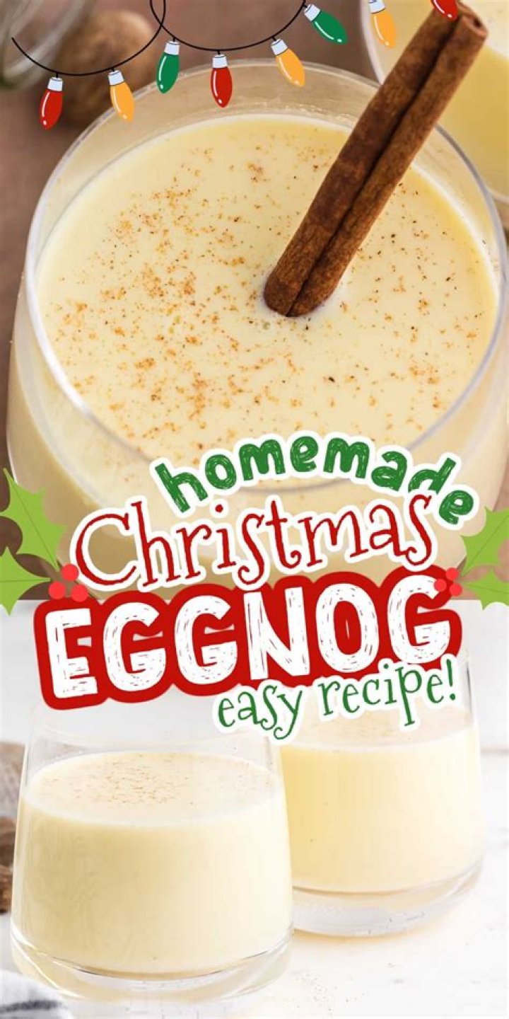 Why can you drink eggnog and not get sick?