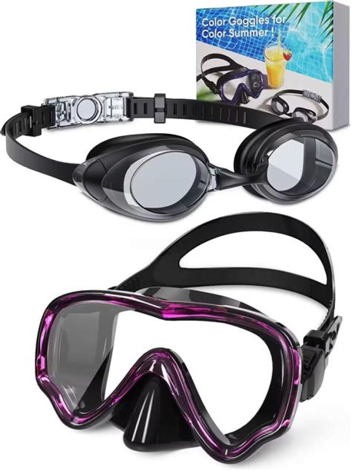 Why can you not wear swimming goggles for scuba diving?