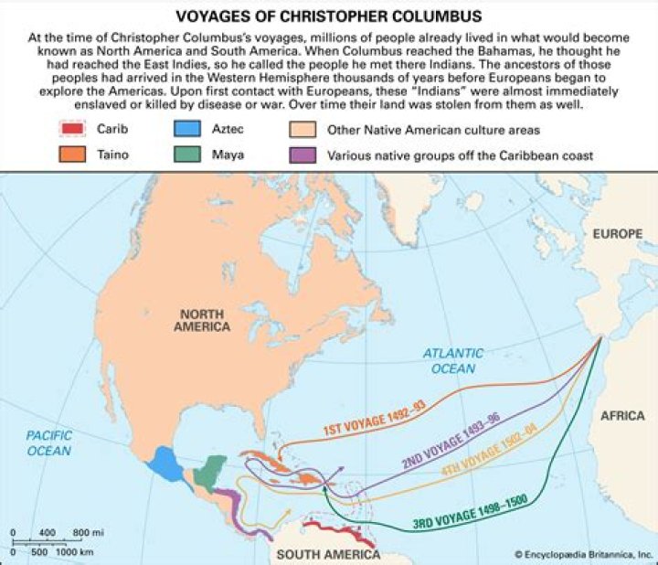 Why did Columbus sail westward to find Asia?