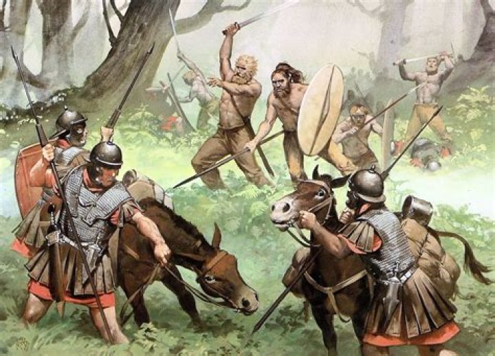 Why did Germanic tribes attack Rome?