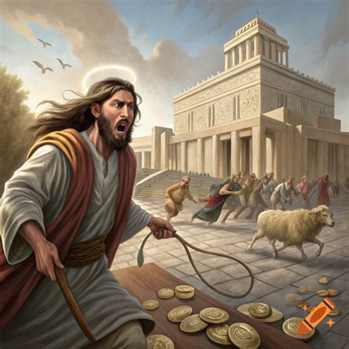 Why did Jesus get mad at the money changers in the temple?