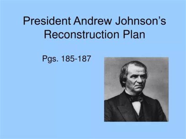 Why did Johnson's reconstruction plan fail?
