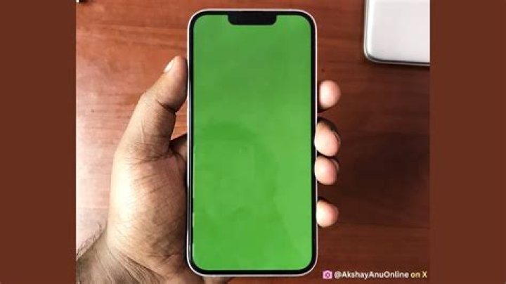 Why did my blue screen turn green?