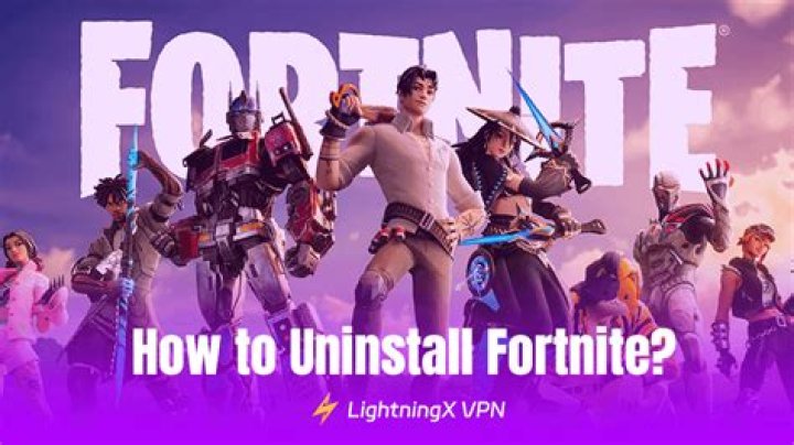 Why did my fortnite uninstalled itself?