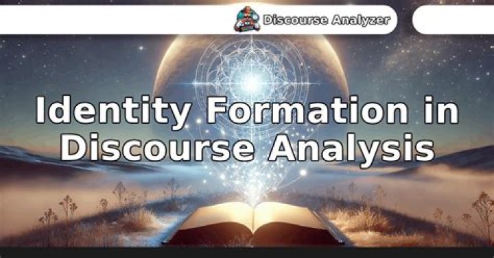 Why discourse is important in identity formation?