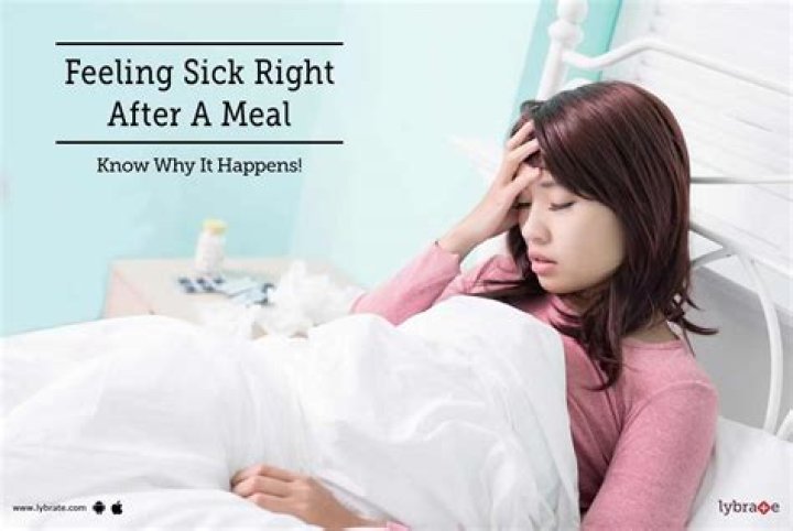 Why do I feel sick after pizza?