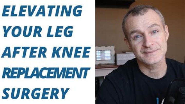 Why do I need to elevate my leg after surgery?