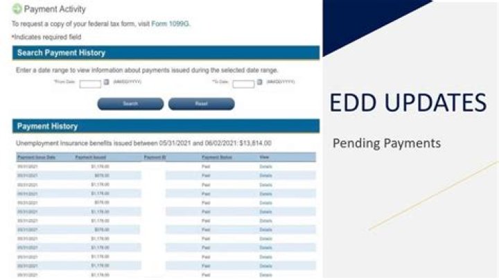 Why do my unemployment payment Say pending?