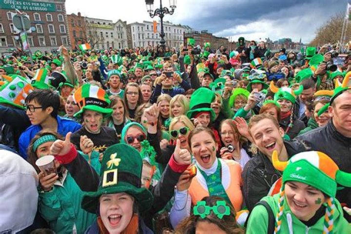 Why does America celebrate Saint Patrick Day?