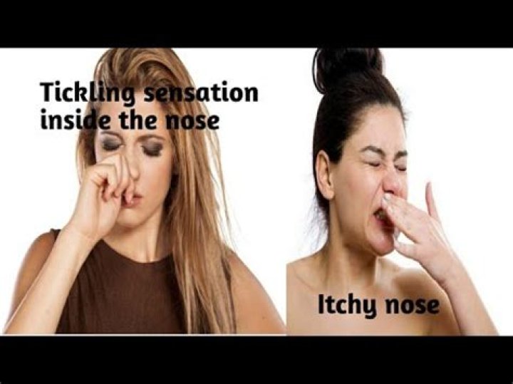 Why does it feel like there's something moving in my nose?