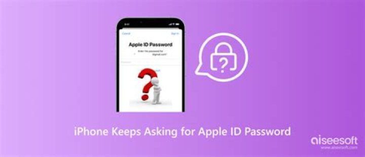Why does it keep asking for my Apple ID password?