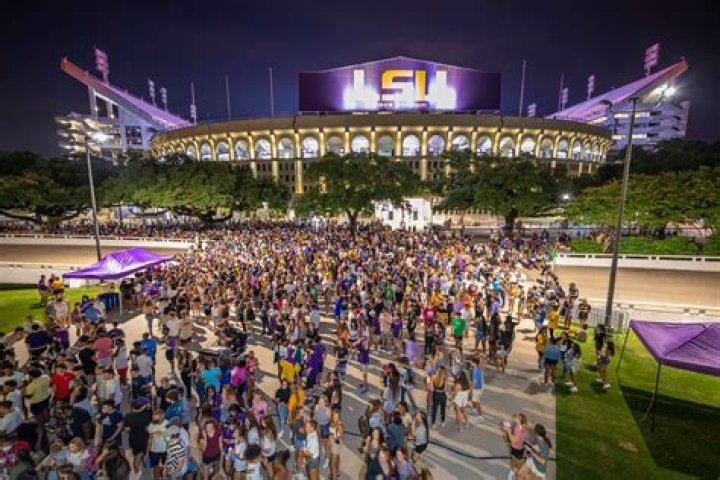 Why does LSU play at night?