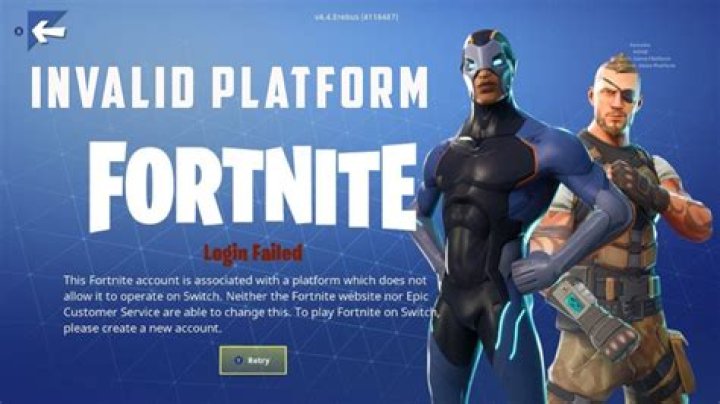 Why does my fortnite say invalid platform?