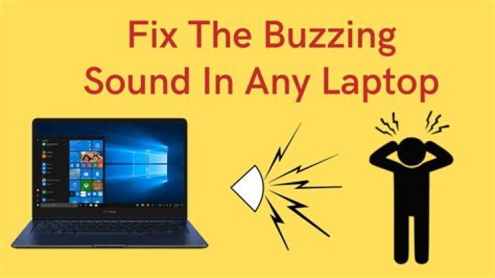 Why does my laptop make a buzzing noise?