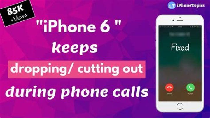Why does my mobile phone keep cutting out?