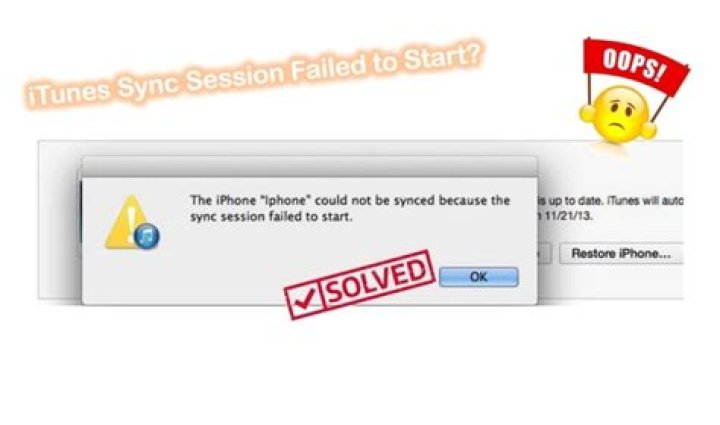 Why does my sync session failed to start?