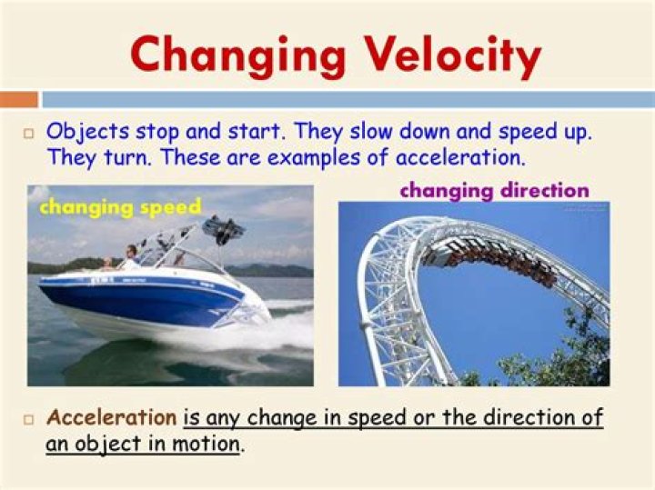 Why does the speed of an object change with time?