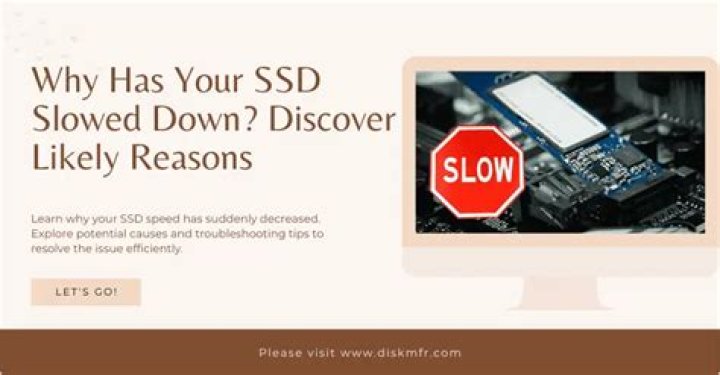 Why has my SSD slowed down?