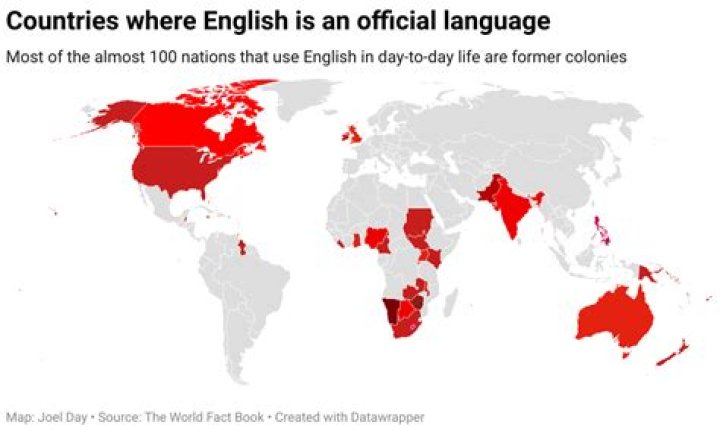 Why is English an official language in Singapore?