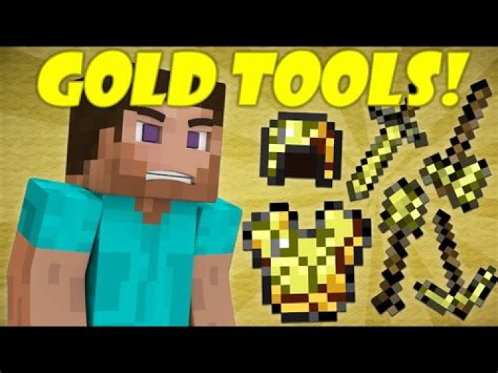 Why is gold so weak in Minecraft?