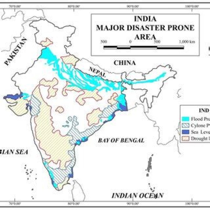 Why is India more prone to natural disasters?