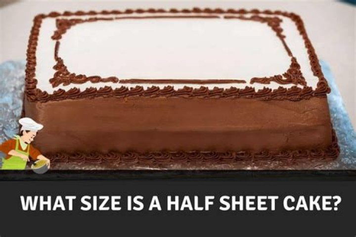 Why is it called a half sheet cake?