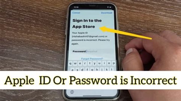 Why is iTunes saying my password is incorrect?