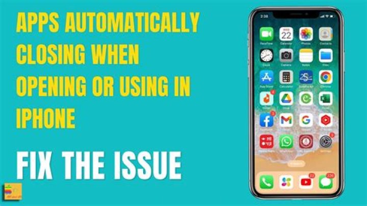 Why is my app closing by itself?
