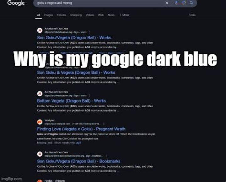 Why is my Google Avatar blue?