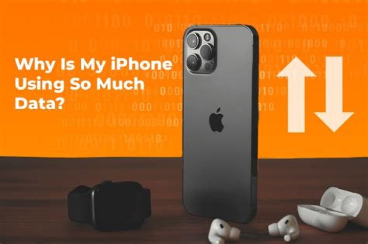 Why is my iPhone using data when I'm not on it?