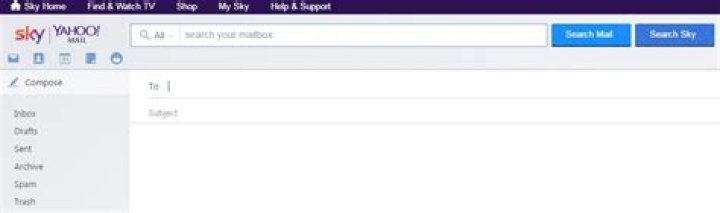 Why is my sky Yahoo email not working?