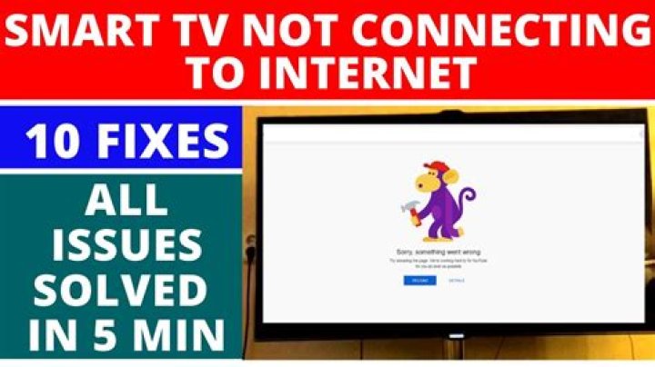 Why is my TV not connecting to the Internet?