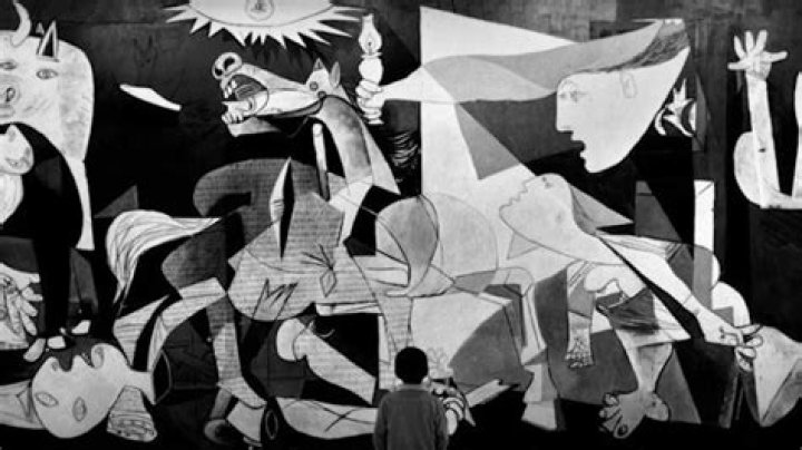 Why is Picasso's Guernica is considered the first modern history painting?
