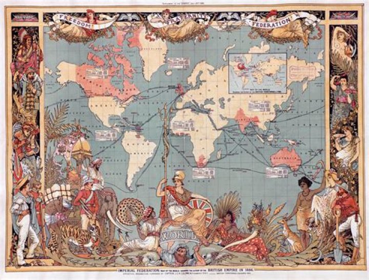 Why is the British Empire pink?