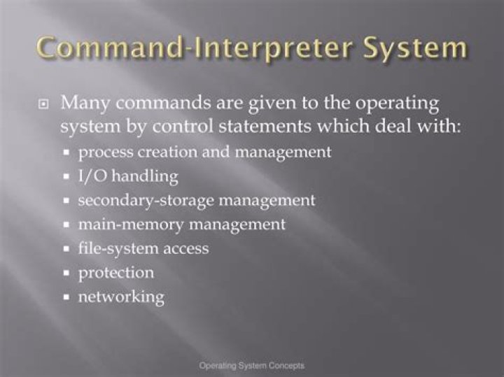 Why is the shell called a command interpreter?