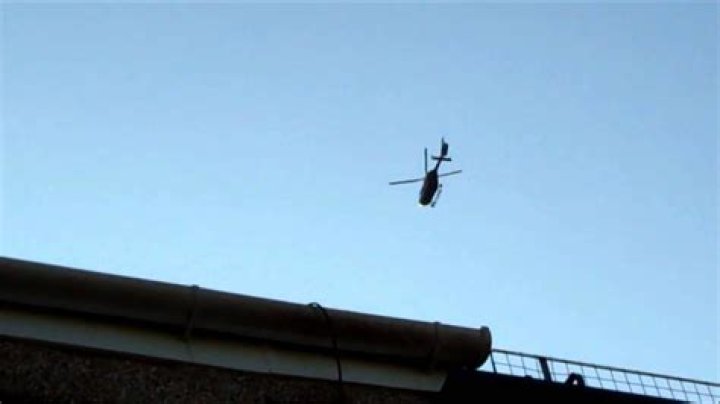 Why is there a helicopter over my house?