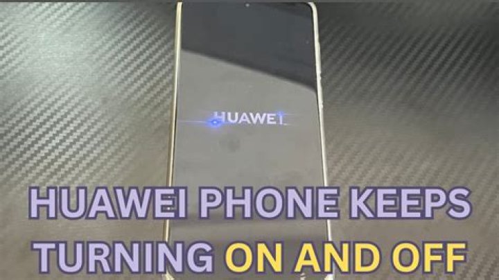 Why is there a red light on my Huawei phone?