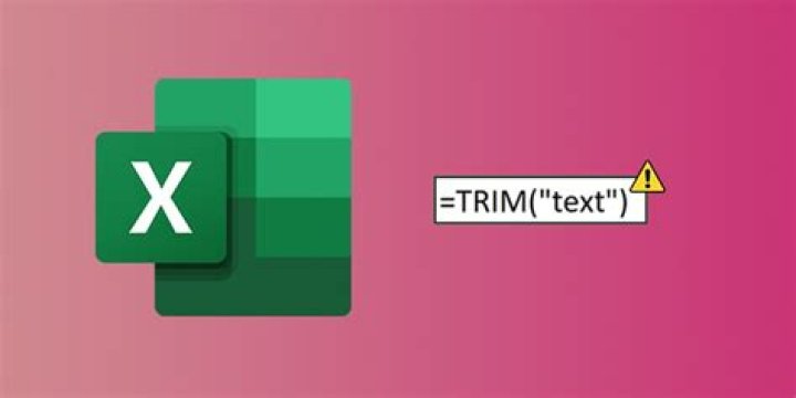 Why is trim not working in Excel?