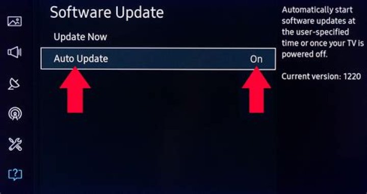 Why isn't my Samsung Smart TV software update?