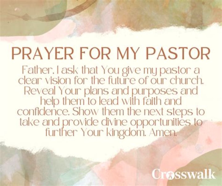 Why should we pray for our pastors?