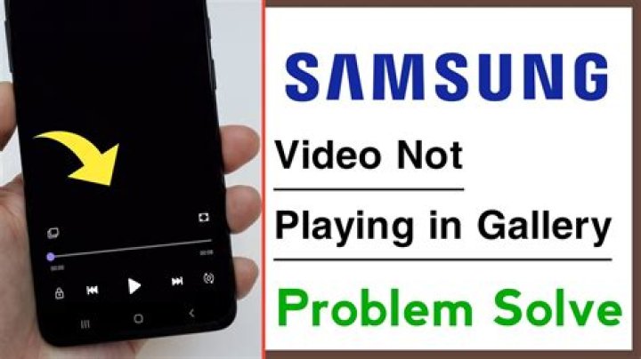 Why videos are not playing in gallery?