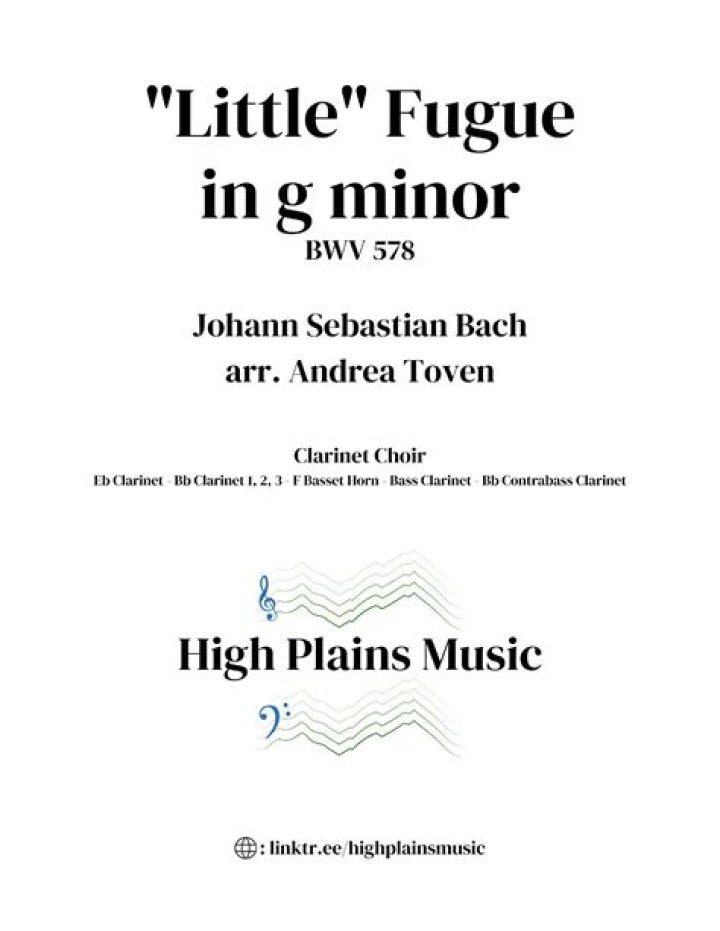 Why was Bach's Fugue in G Minor called Little?