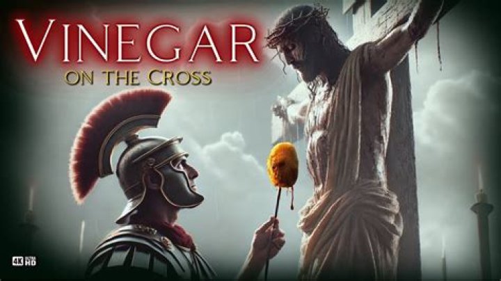 Why was Jesus given vinegar on the cross?