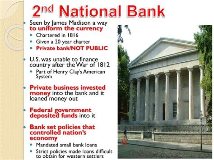 Why was the second national bank controversial?