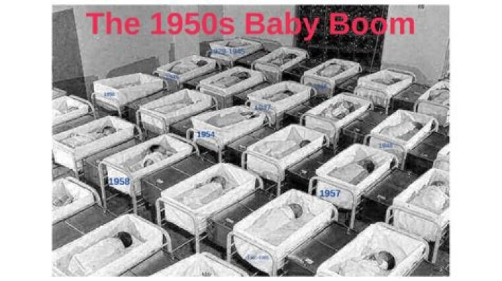 Why was there a baby boom in the 1950s?