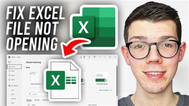 Why won't excel open XLSX files?