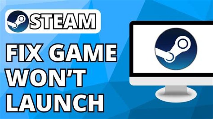 Why won't my games launch on Steam?