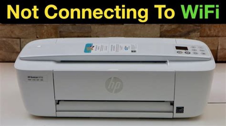Why won't my HP Deskjet 3520 connect to WiFi?