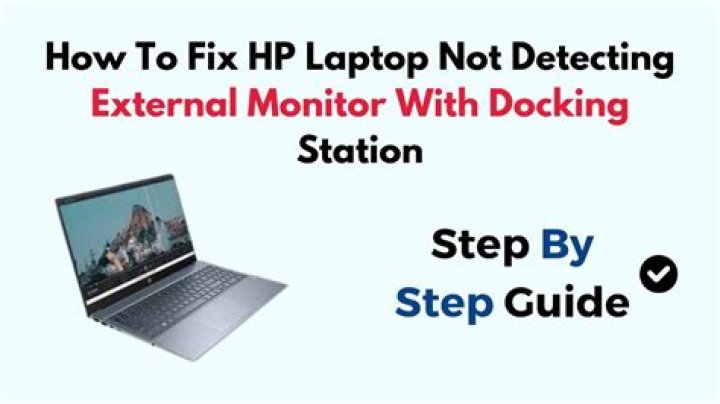Why won't my laptop recognize my external monitor?